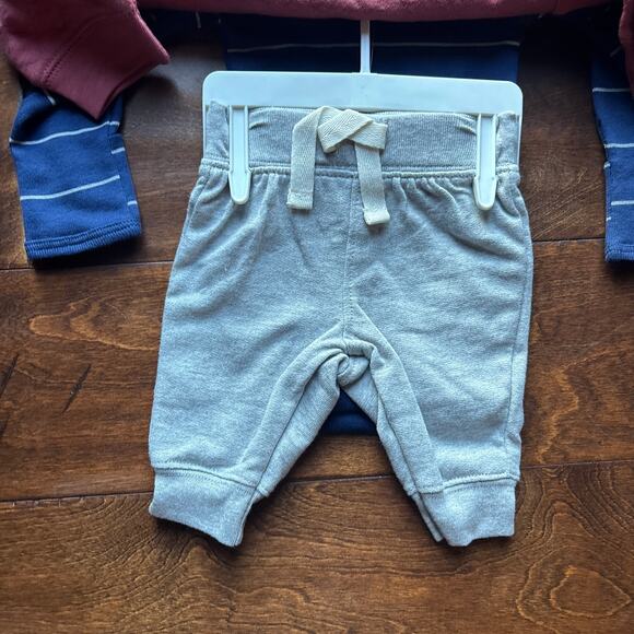 Carter's Boys 6 Month Quilted Outfit Set 3 Piece Top and Bottom Blue Red NEW - Picture 6 of 6